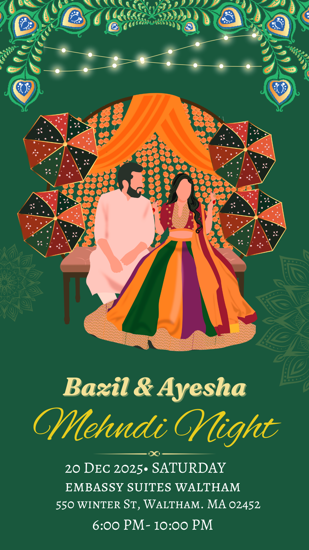 The Wedding Website of Ayesha Saddiqa and Bazil Nawaz