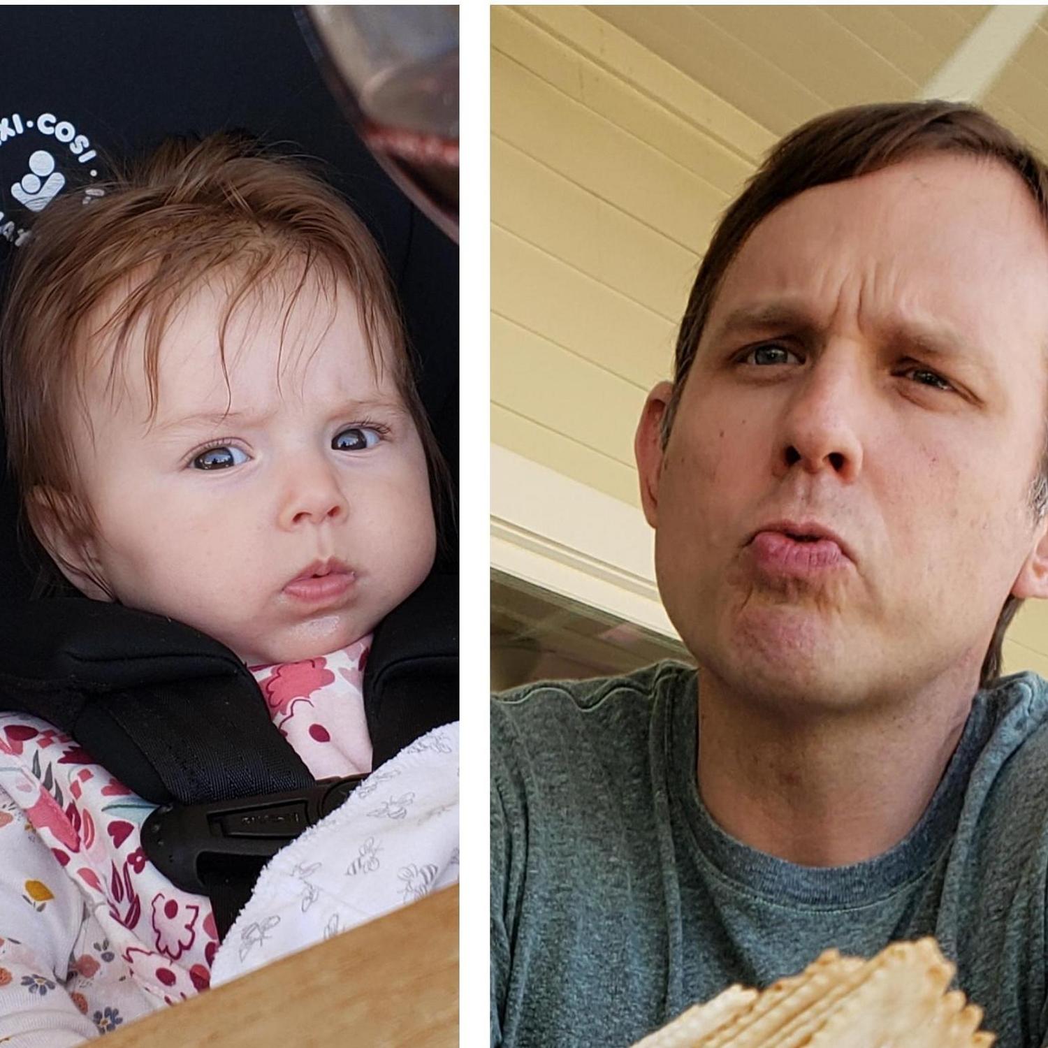 Shameless cute baby pic - Charlie's learning well!