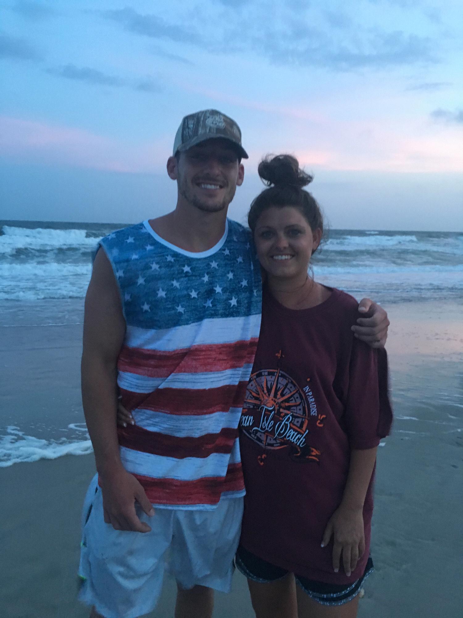 Evenings on the beach! This is from the first family beach trip we took!