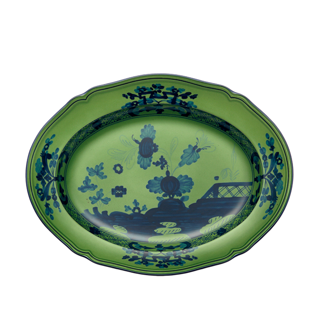 Medium Oval Platter Ginori Oriente Italiano