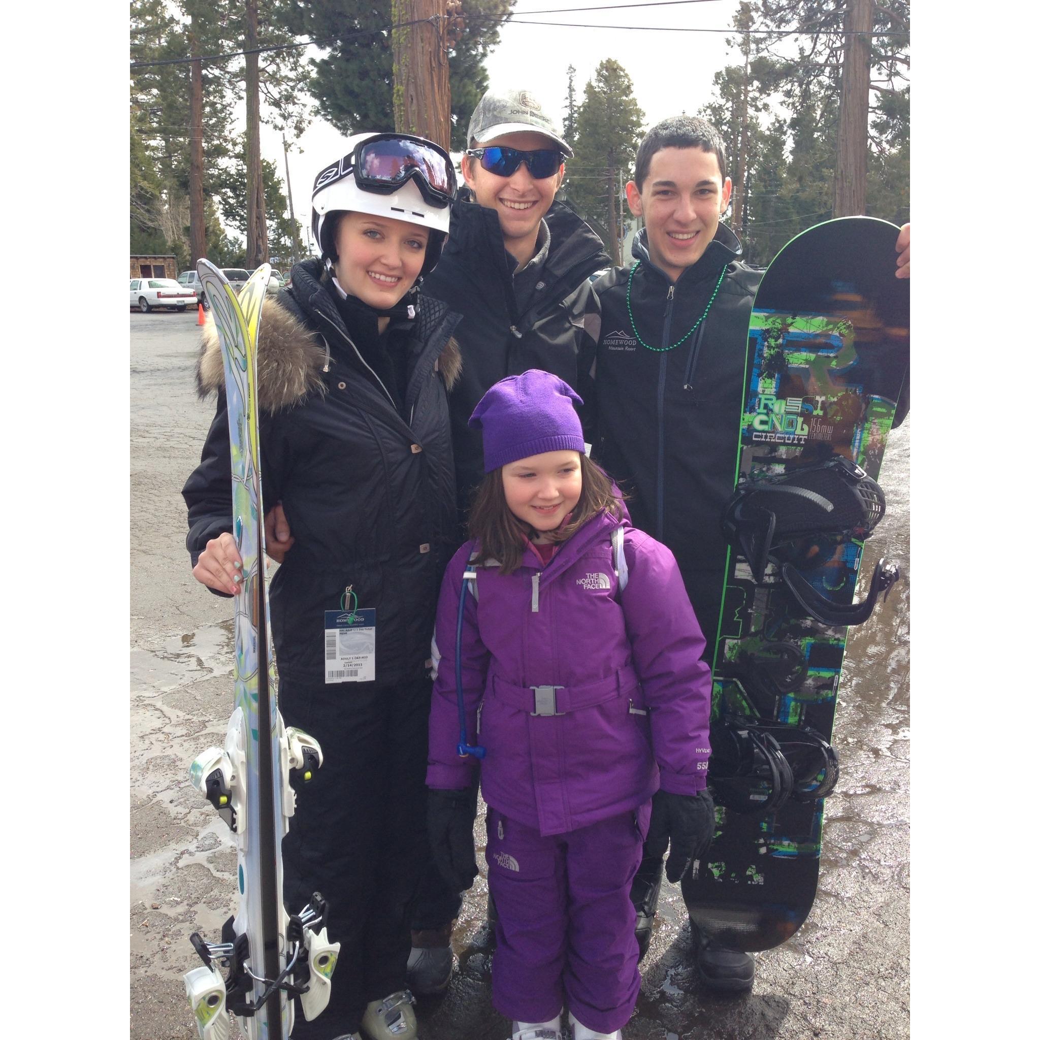Tahoe skiing!