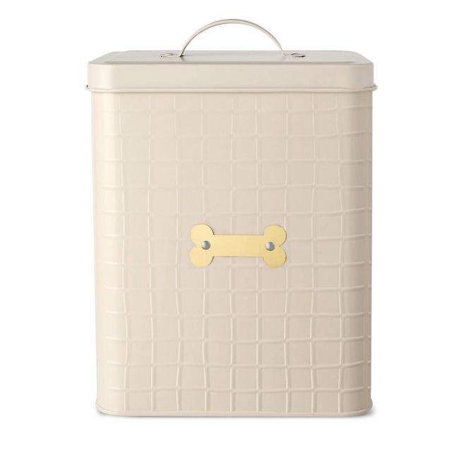 Park Life Designs 120 fl oz Worsley Dog Food Storage Container - Cream