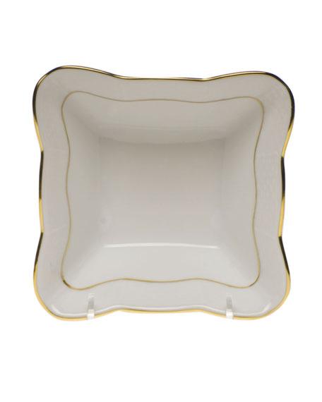 HerendGolden Edge Small Square Dish