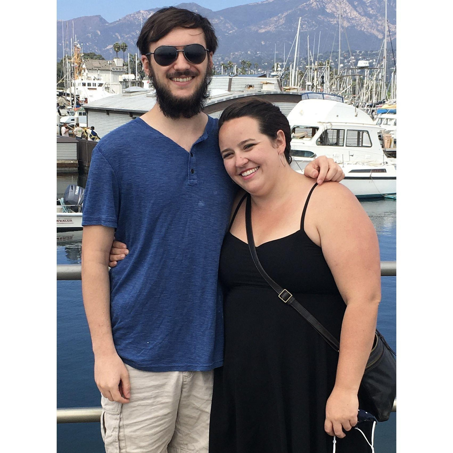 Our first picture together, September 2020