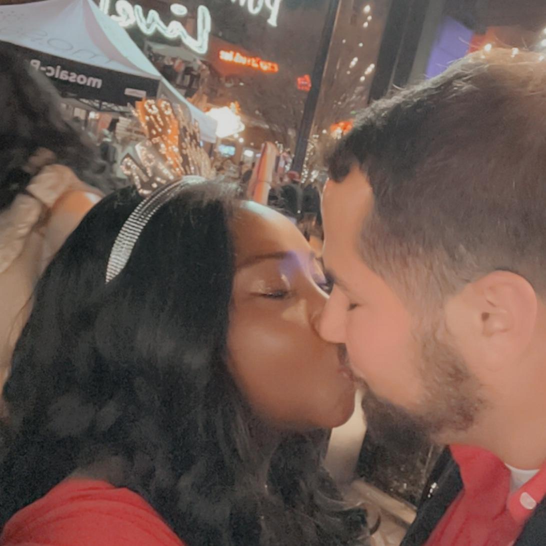 Our first New Year's Kiss! - Jan 1, 23