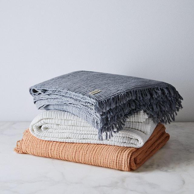 Wabi Sabi Cotton Crinkle Bedspread