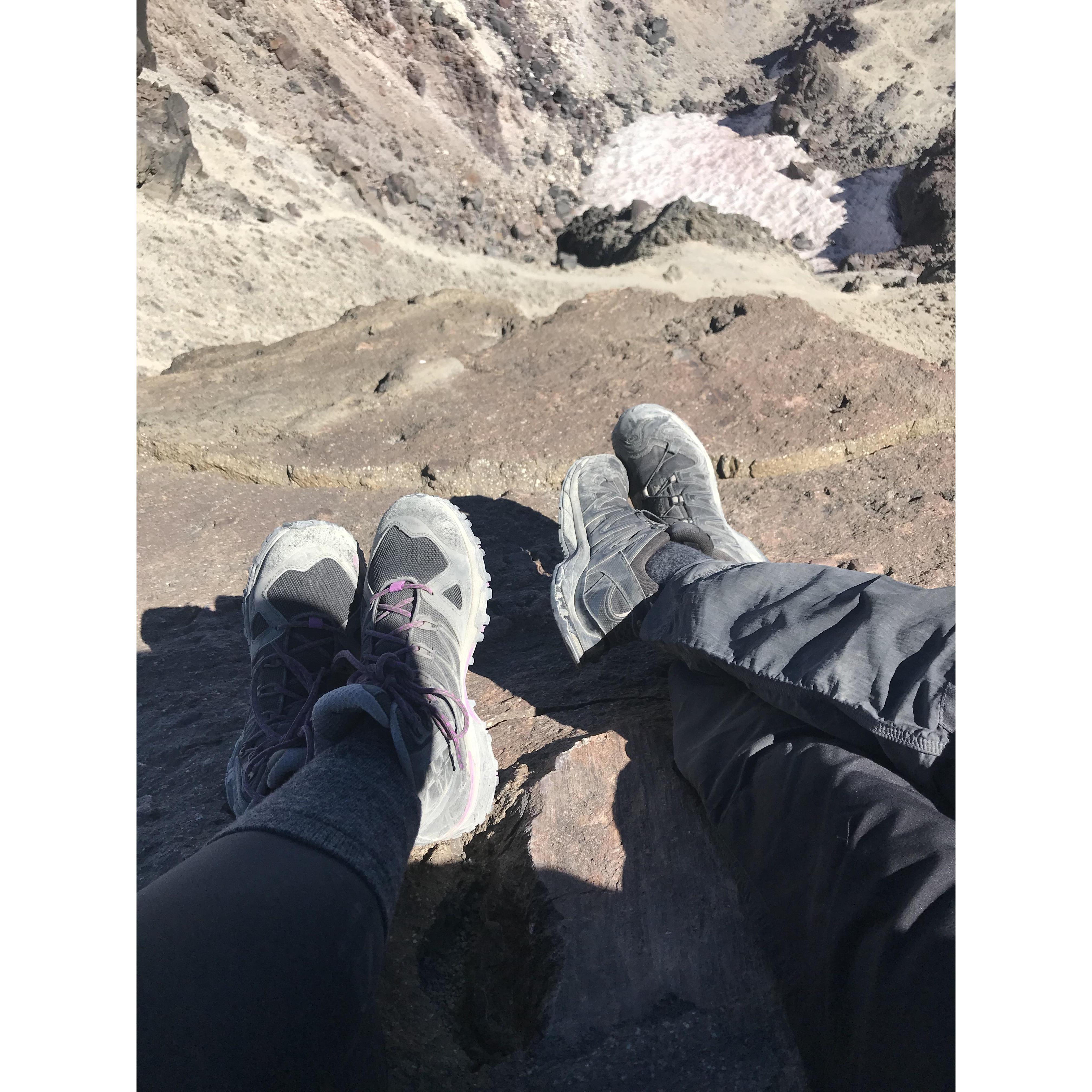 Top of Lassen heck ya!