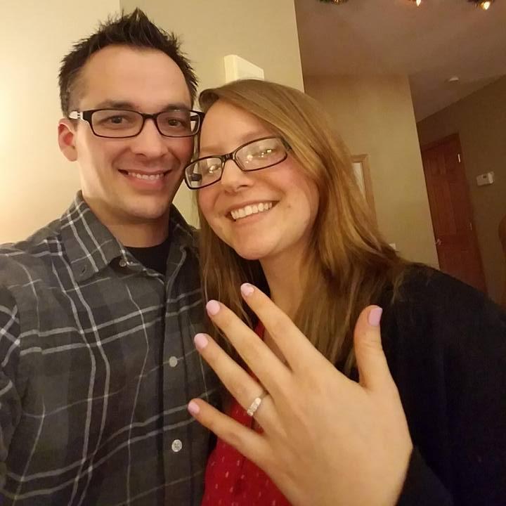 Right after he popped the question, 2016