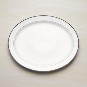 Roulette Blue Band Large Oval Platter