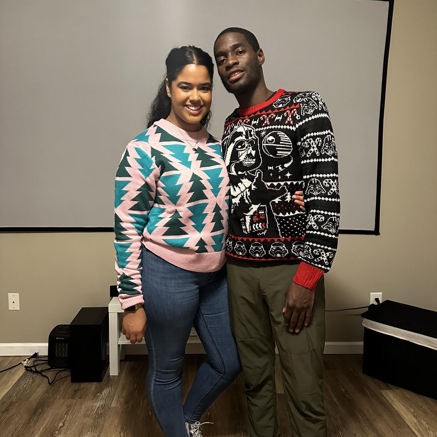 Our first sweater party