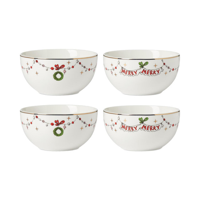 Lenox Grinchie Gifts All Purpose Bowls, Set of 4