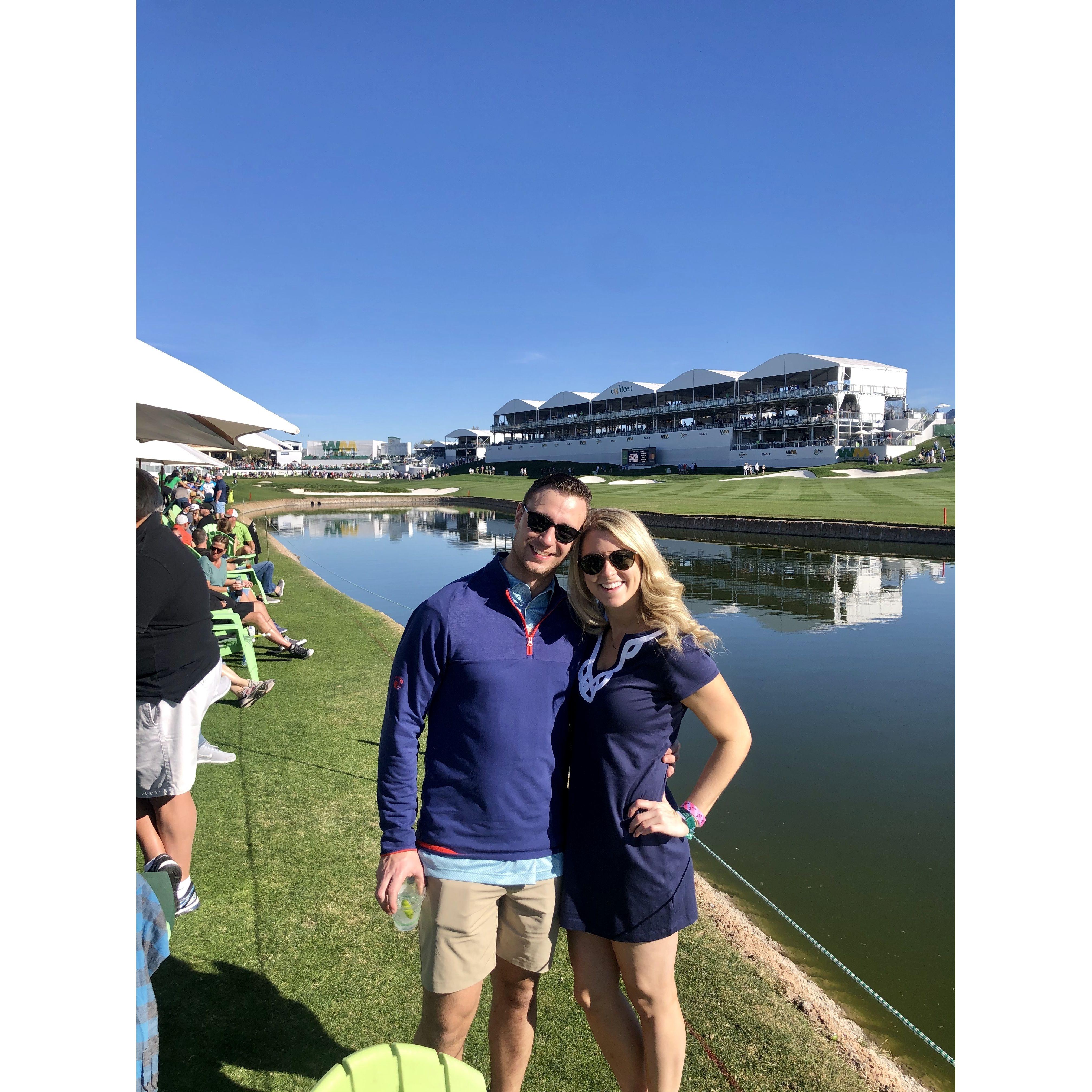 Visiting the Phoenix Open