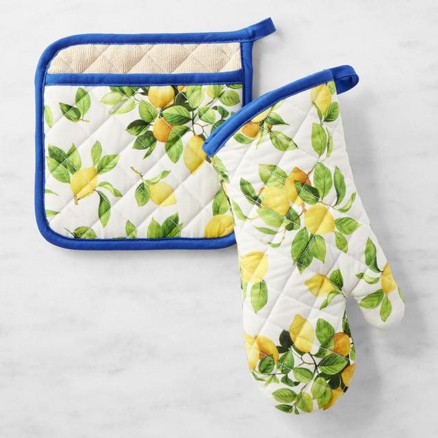 Limone Oven Mitt & Potholder Set