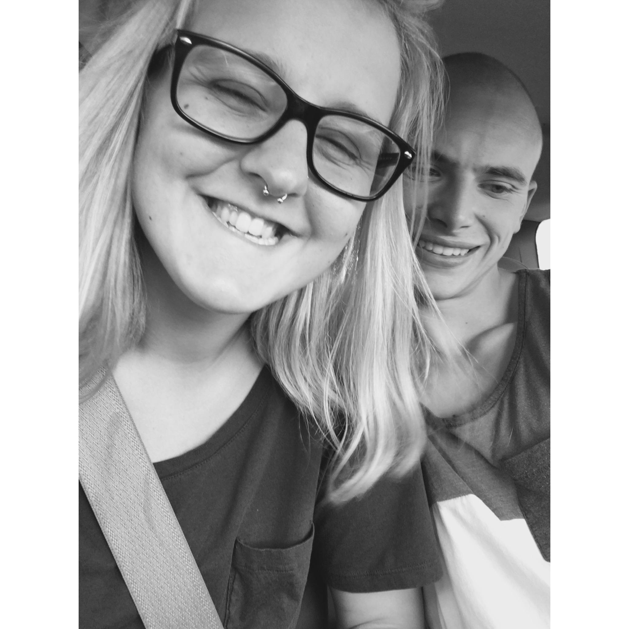 Our first photo together!
