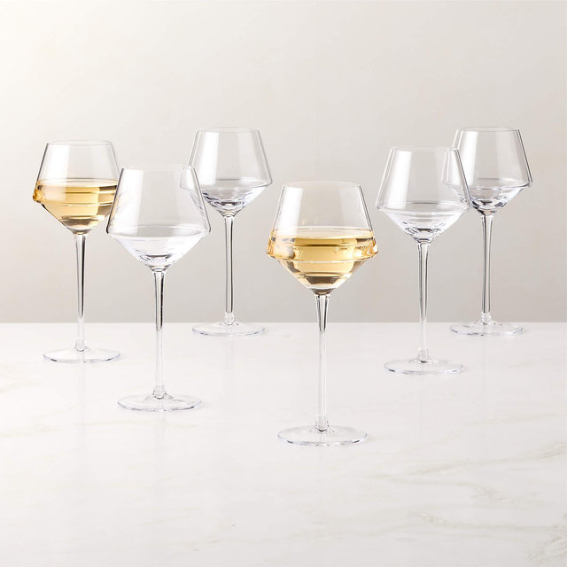 Joplin White Wine Glasses Set of 6