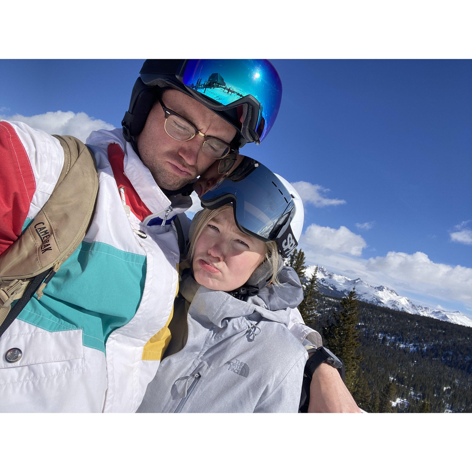 How we feel on bluebird days at a world class resort when the snow is slightly crusty