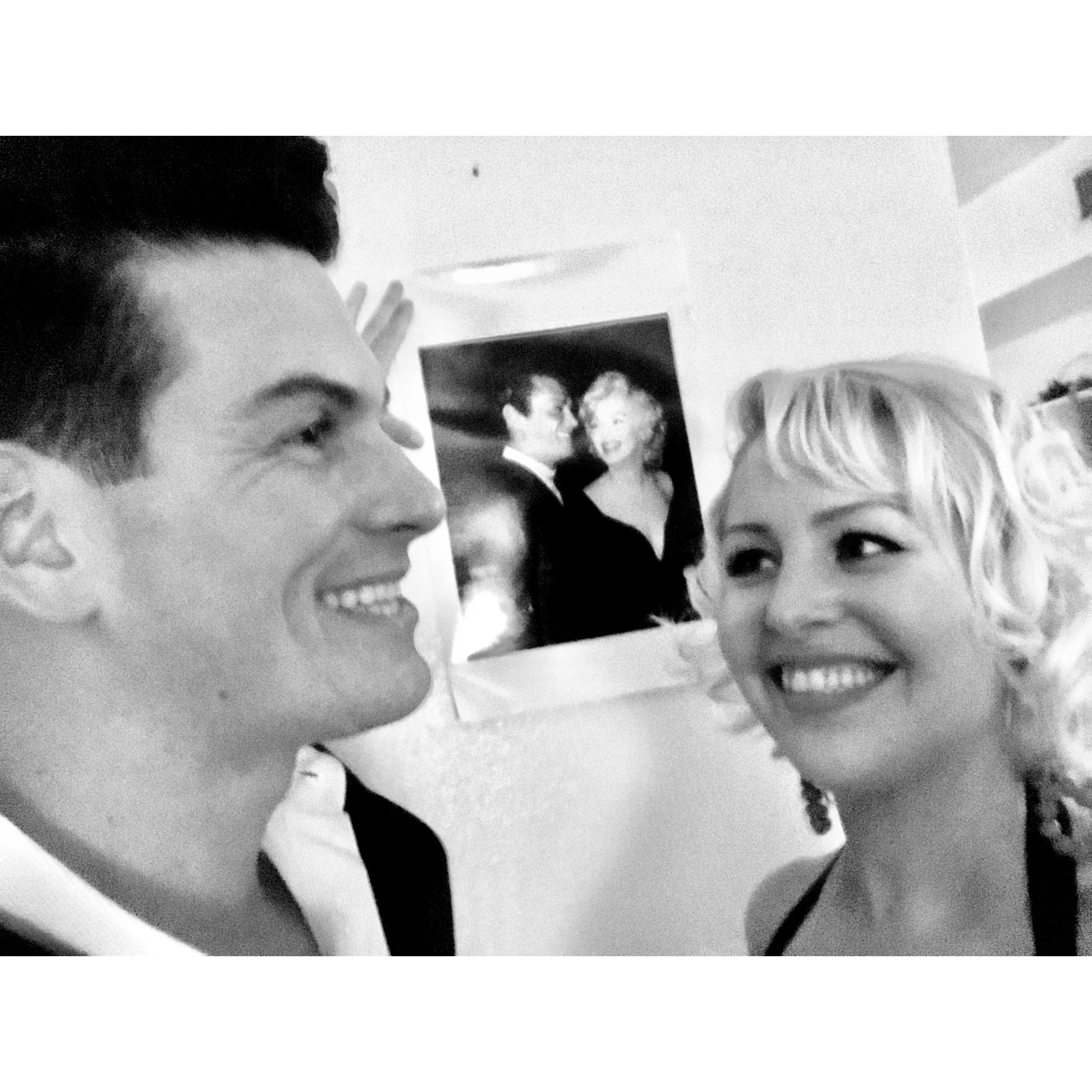 Any resemblance to Marilyn Monroe and Jack Lemmon?