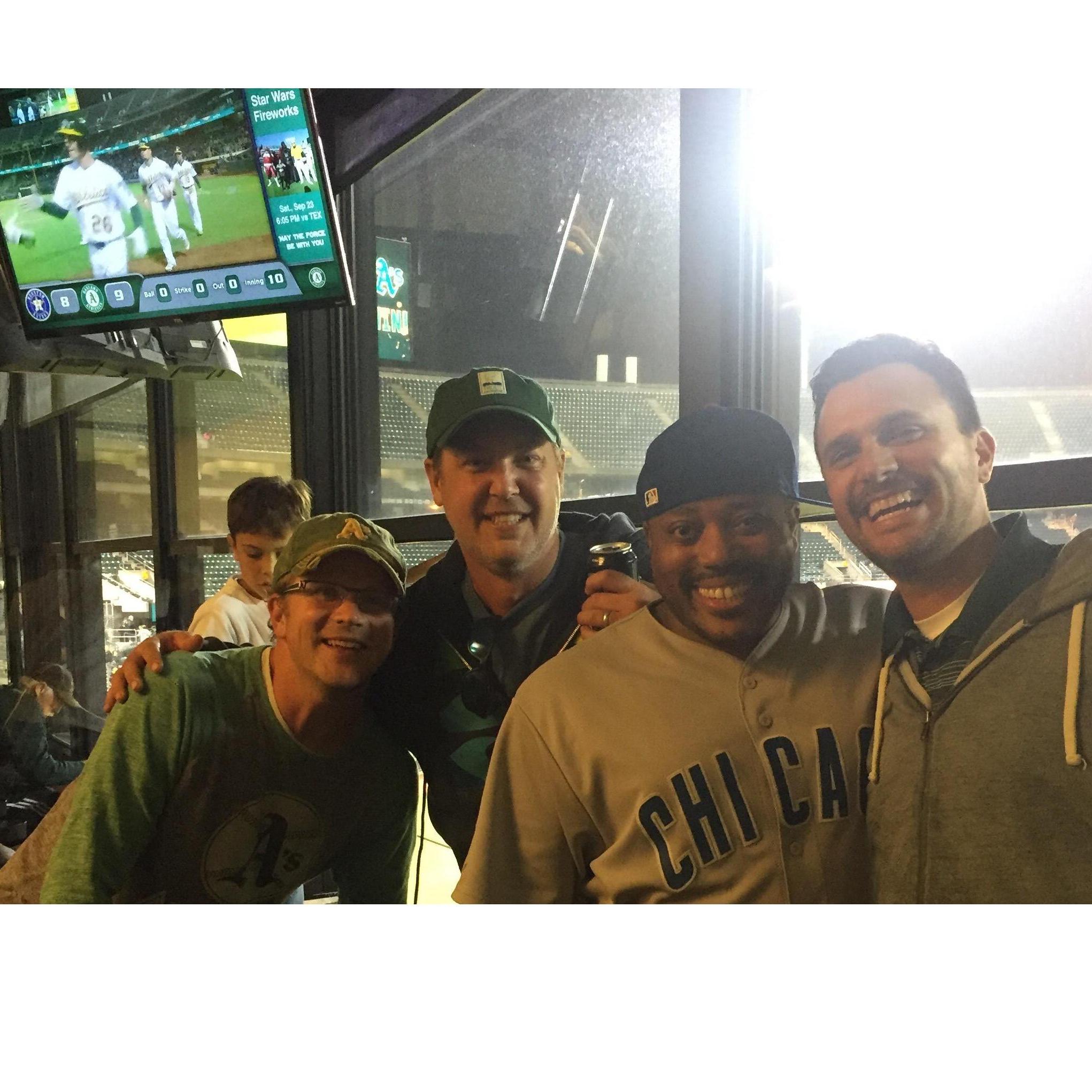 Baseball games with the fellas