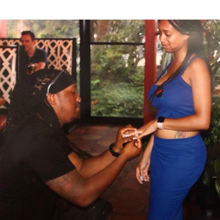 The moment he asked and I said "I do!"