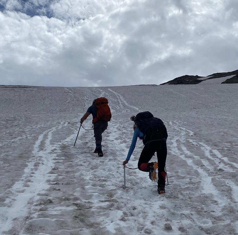 Climbing Inter Glacier towards Camp Schurman…quite the adventure!