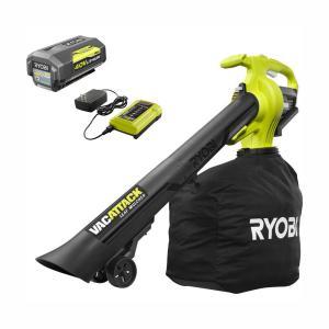 40-Volt Lithium-Ion Cordless Leaf Vacuum/Mulcher with 4.0 Ah Battery and Charger Included