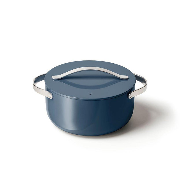 Caraway 6.5-Qt. Non-Stick Ceramic Dutch Oven w/ Lid, Navy