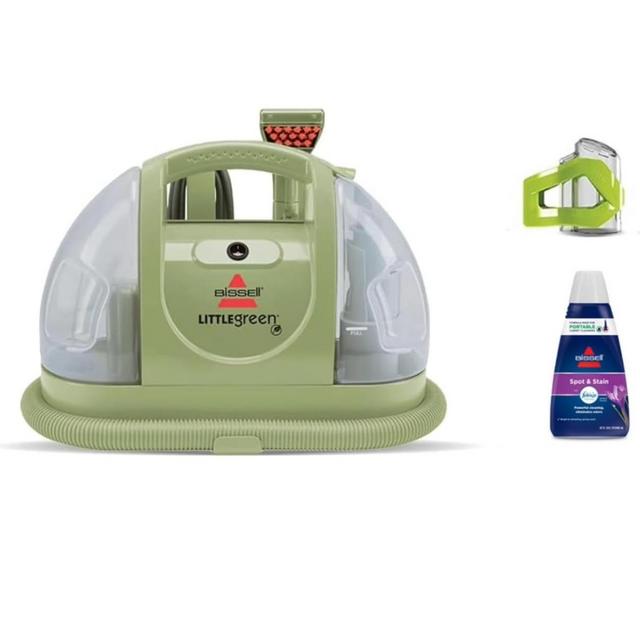 BISSELL Little Green Multi-Purpose Portable Carpet and Upholstery Cleaner, Car and Auto Detailer, with Exclusive Specialty Tools, Green, 1400B