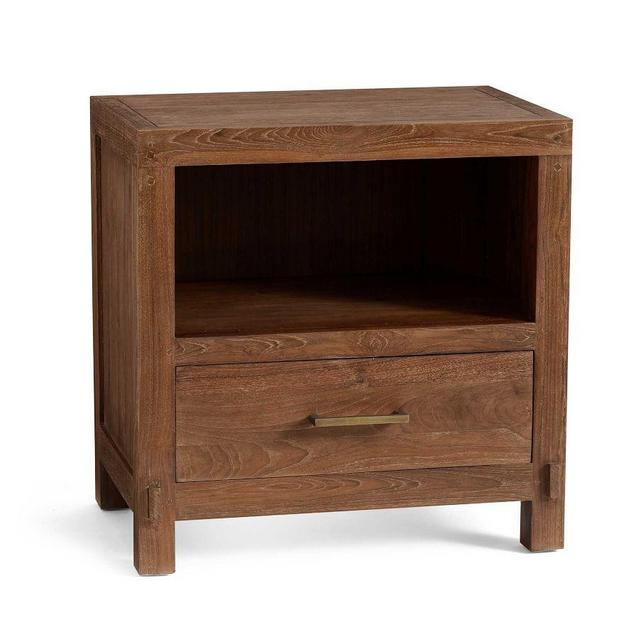 Menlo Reclaimed Teak Nightstand, Camden