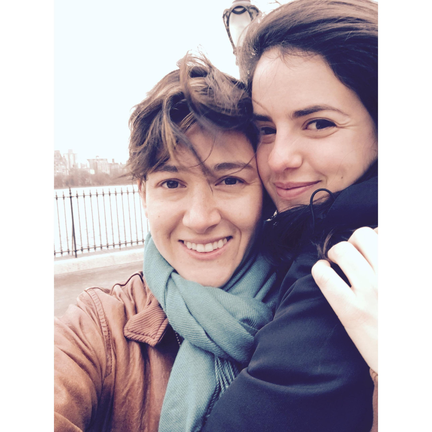 One of our first dates in Central Park