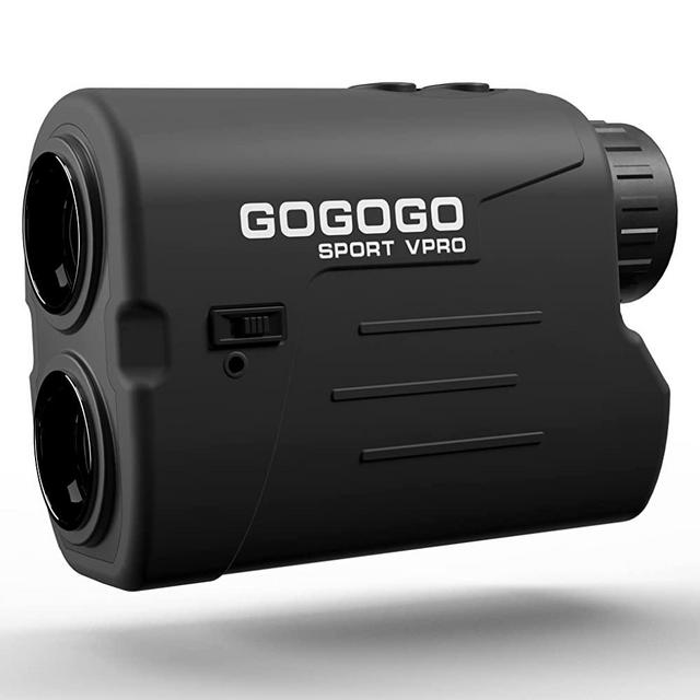 Gogogo Sport Vpro Laser Golf/Hunting Rangefinder, 6X Magnification Clear View 650/1200 Yards Laser Range Finder, Accurate, Slope Function, Pin-Seeker & Flag-Lock & Vibration