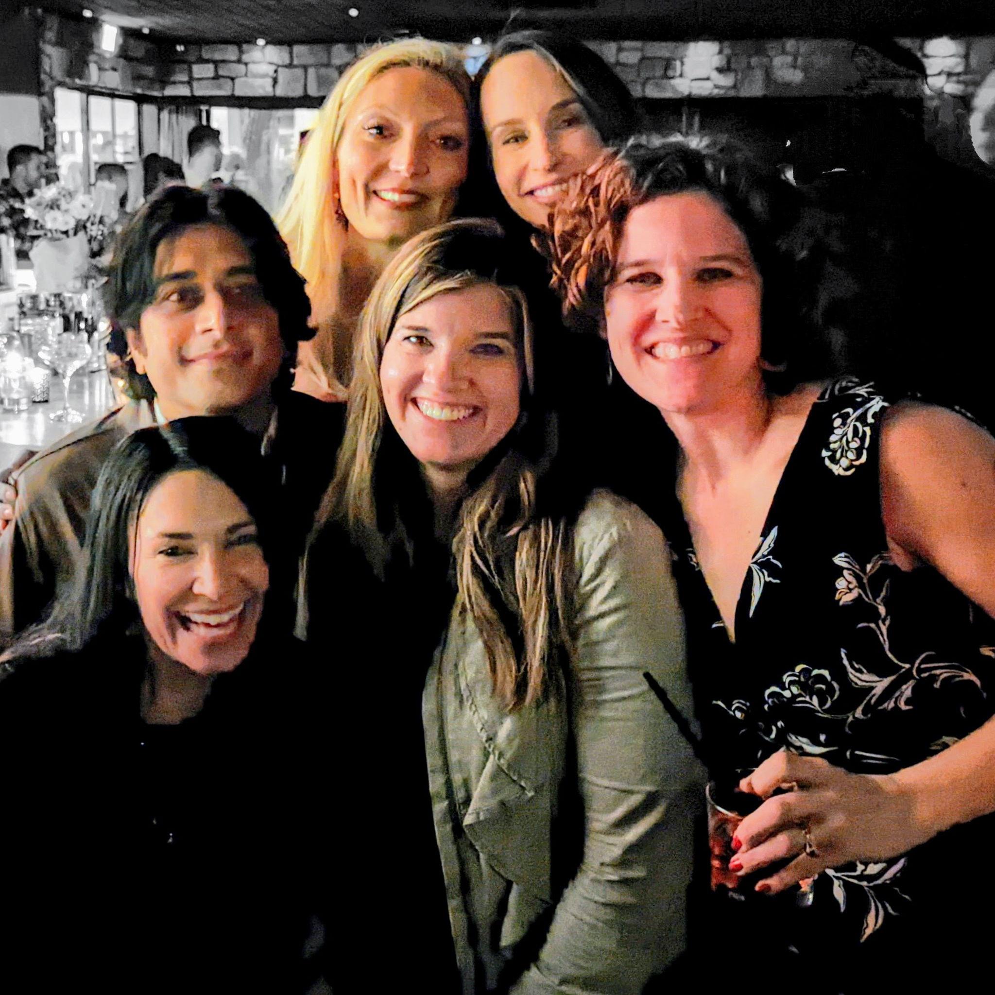 Celebrating Bre's 40th birthday with her girls:  Andria, Kari, Anne & Holly