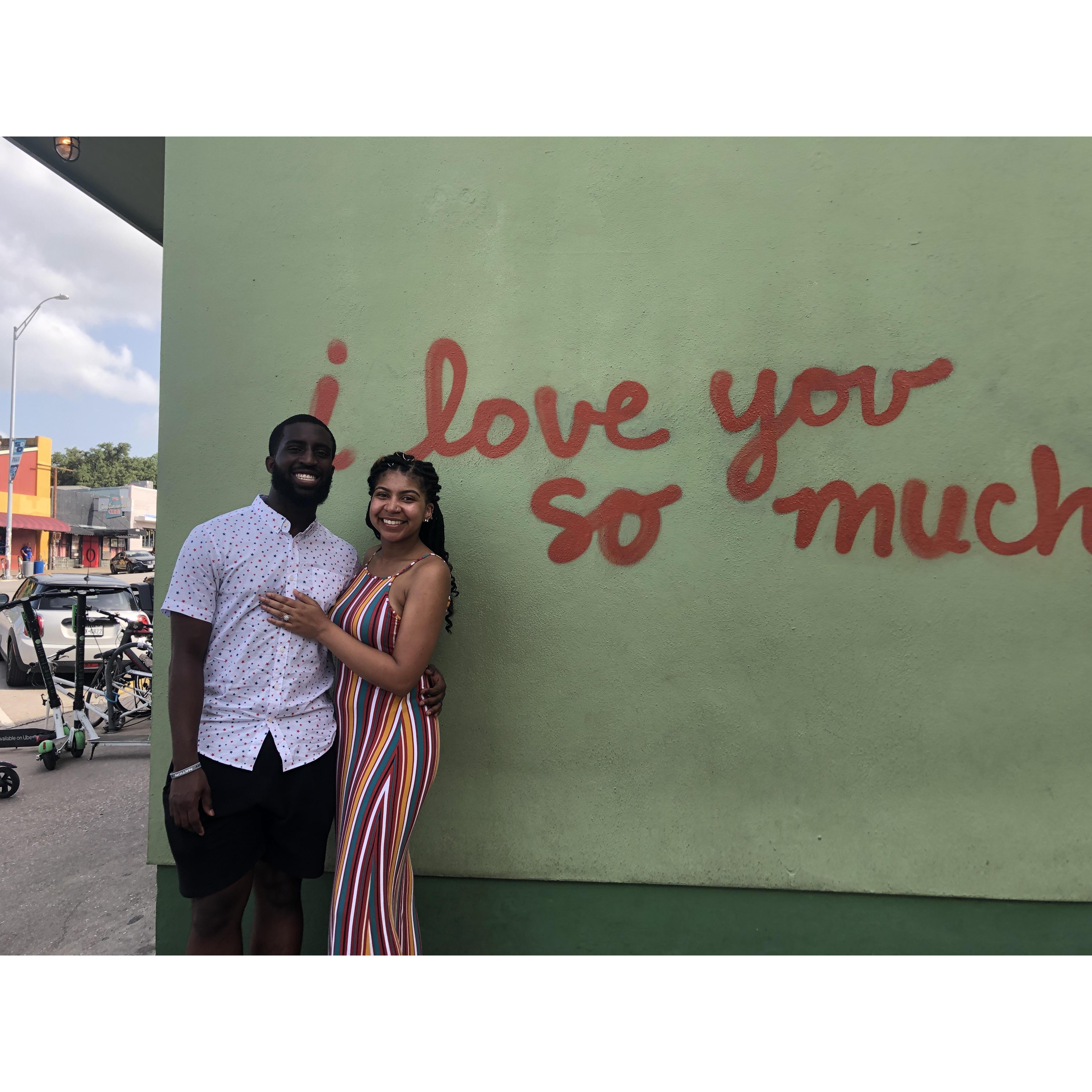 Friday's are Date Night! This was our last one in Texas before Kenna flew out to live in D.C. the next morning.