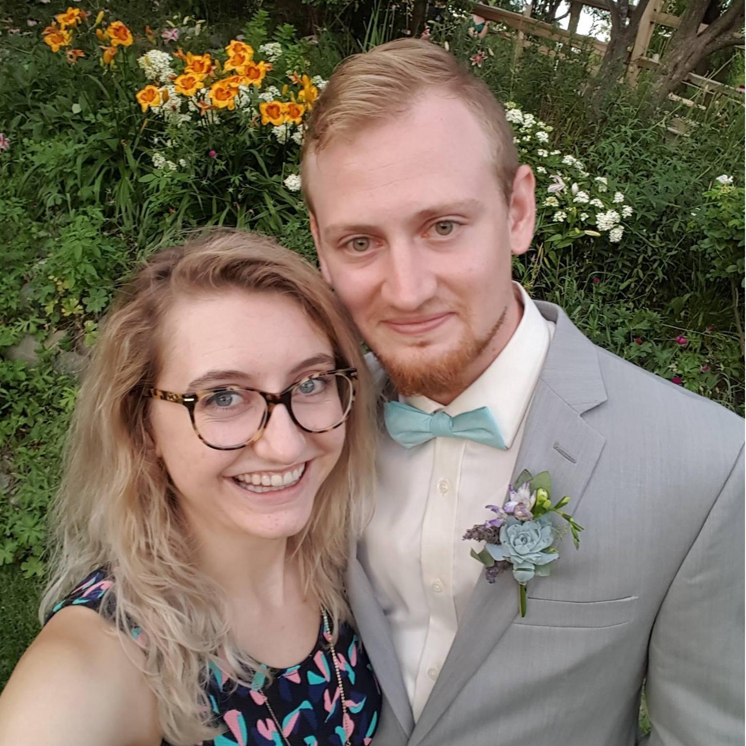 The first wedding we went to together--little did we know, we'd each found our Forever Wedding Date