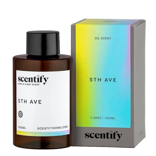 5th Ave Aroma Oil Scent for Oil Diffusers by Scentify- Luxurious Aroma Oil with Bergamot, Floral, Gardenia Scents- Relaxing Aromatherapy Diffuser Fragrance- Non-Toxic & Pet-Friendly- 3.4oz