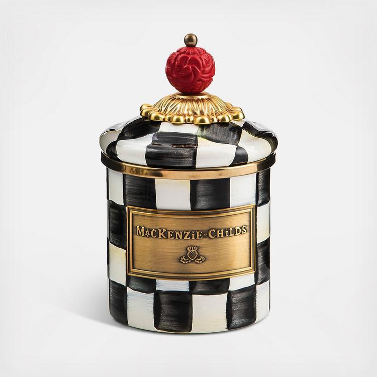 MacKenzie-Childs, Courtly Check Canister | Zola