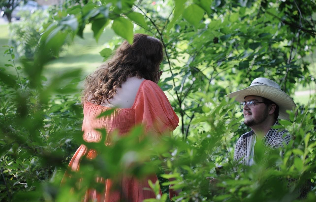 This is from the exact moment Caleb proposed!