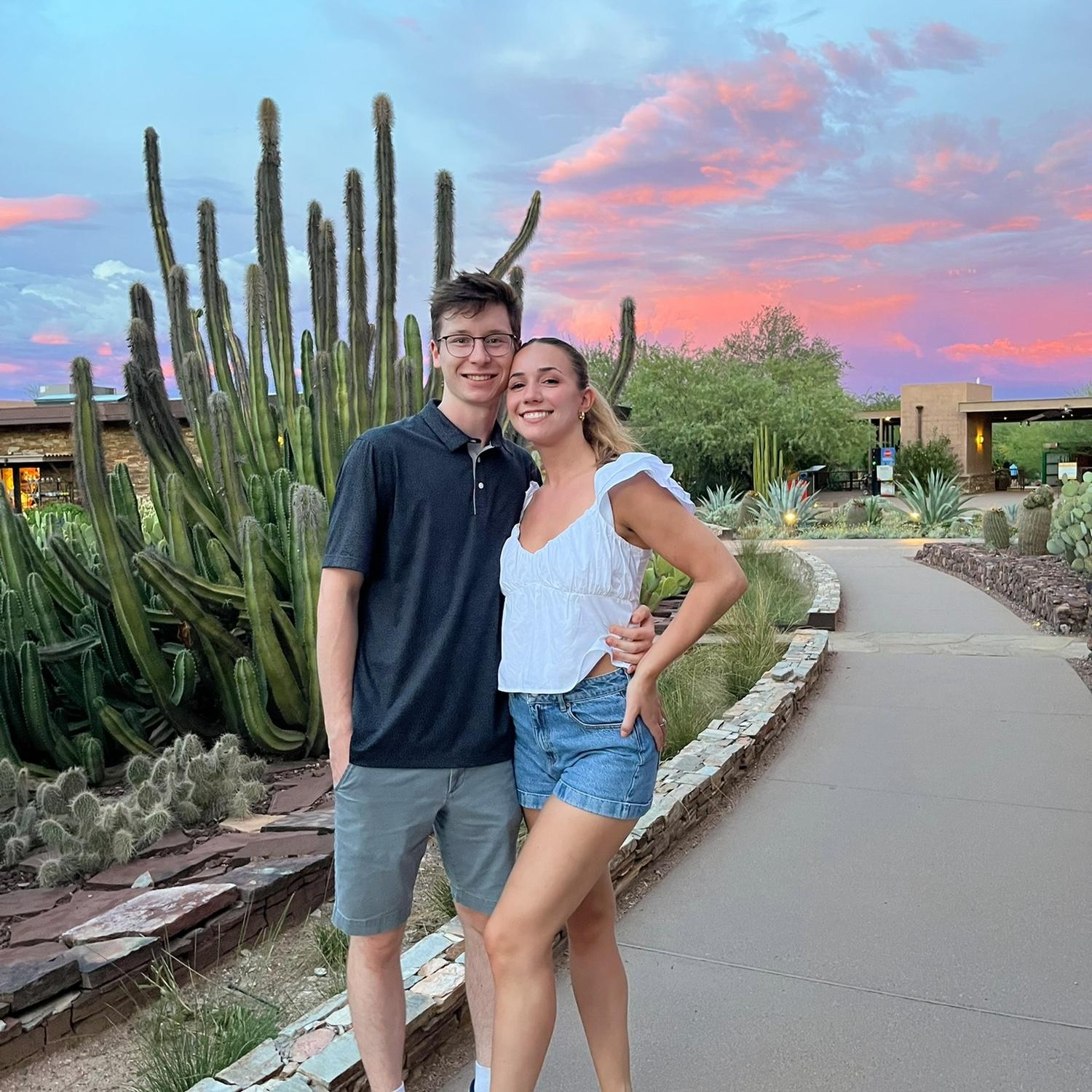 The beginning of many Arizona trips during Dom's time in perfusion school!