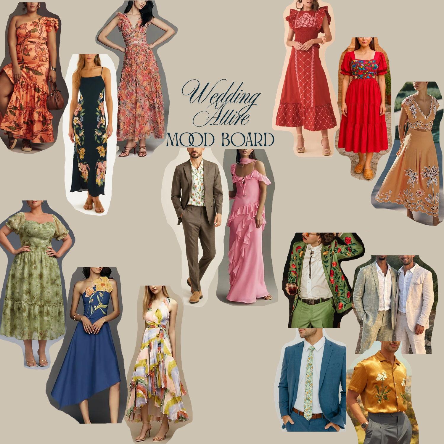 Wedding Attire Mood Board