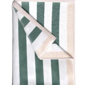 100% Cotton Stripe Border Oversized Beach Towels - Great Bay Home