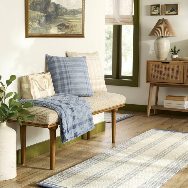 Upholstered Bench Flax - Hearth & Hand™ with Magnolia Furniture
