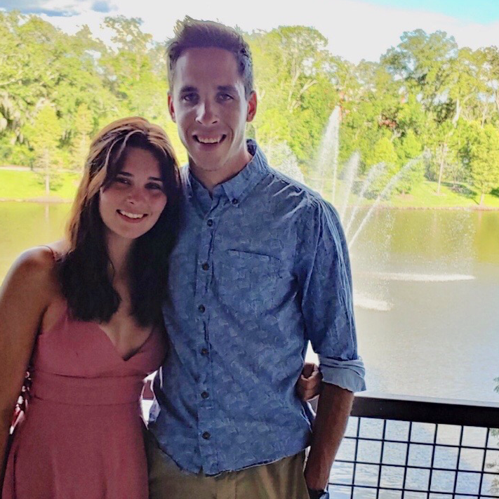 On of our first dates, when Dylan lived in Tampa with his Best Man Chris.