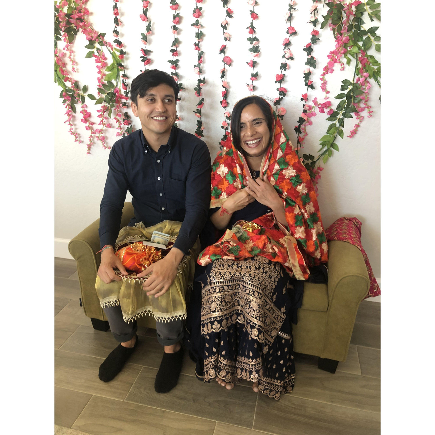 Our Roka engagement ceremony