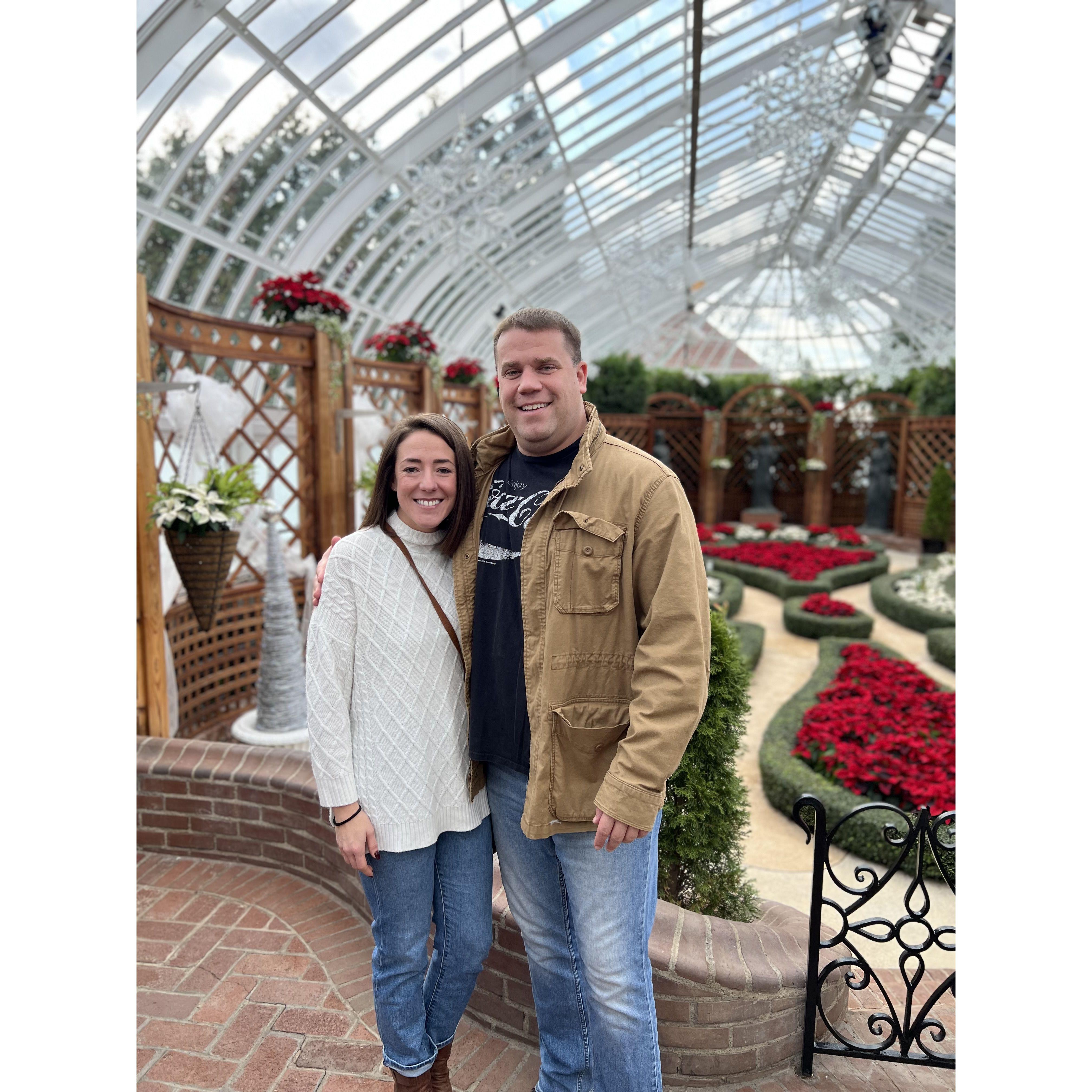 The happy couple loves visiting the Pittsburgh Evanochko's.