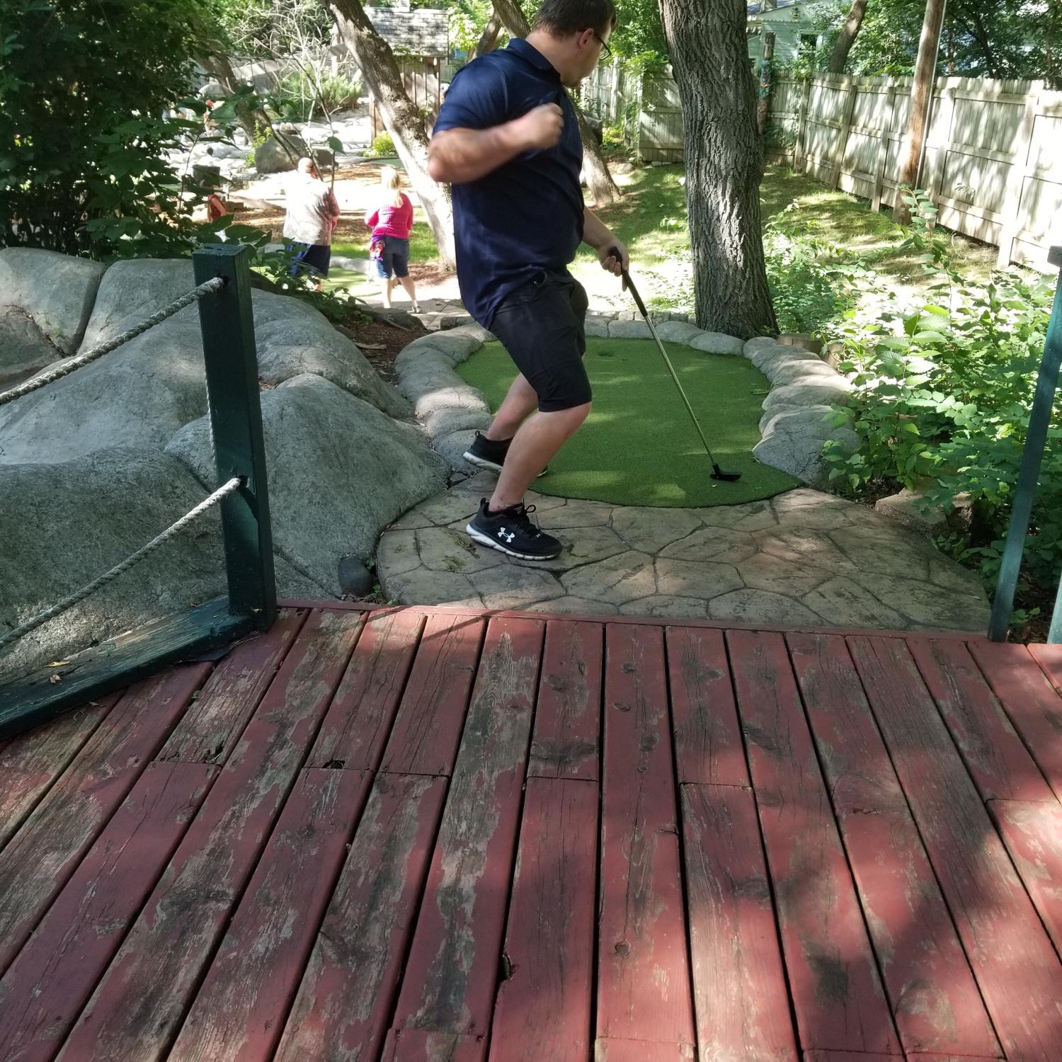 Trip to Taylors falls 2021 I believe Kody got a hole in one