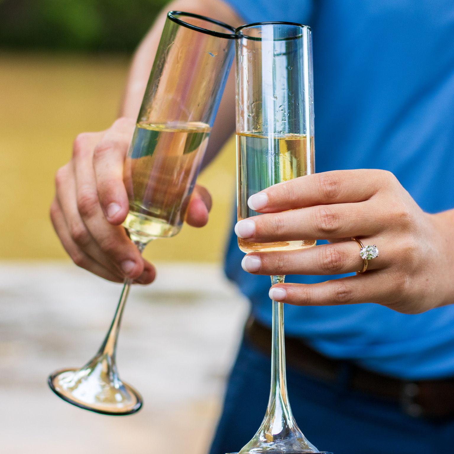 A toast to the promise we just made to each other