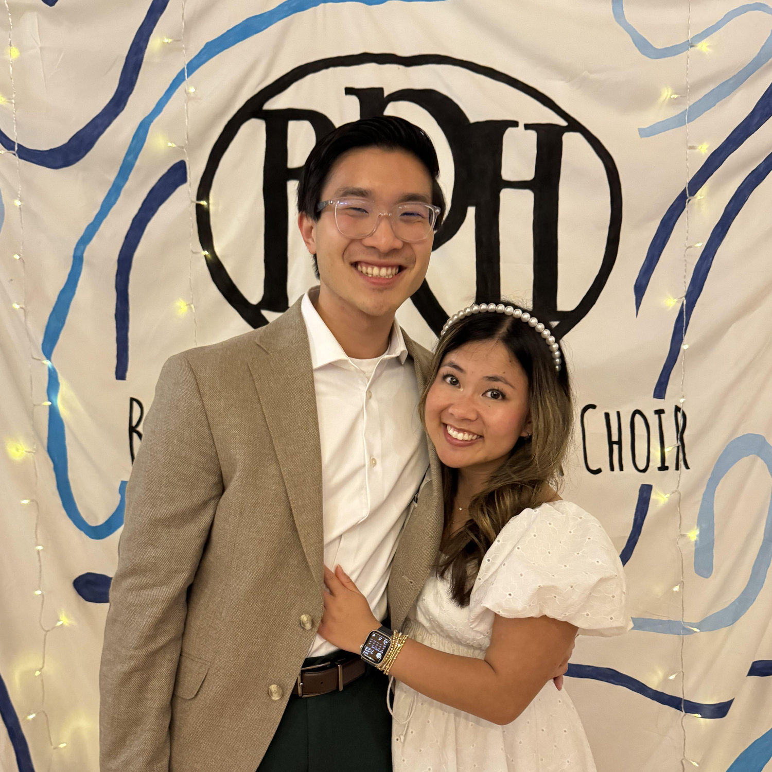 The first time we sang a duet together!