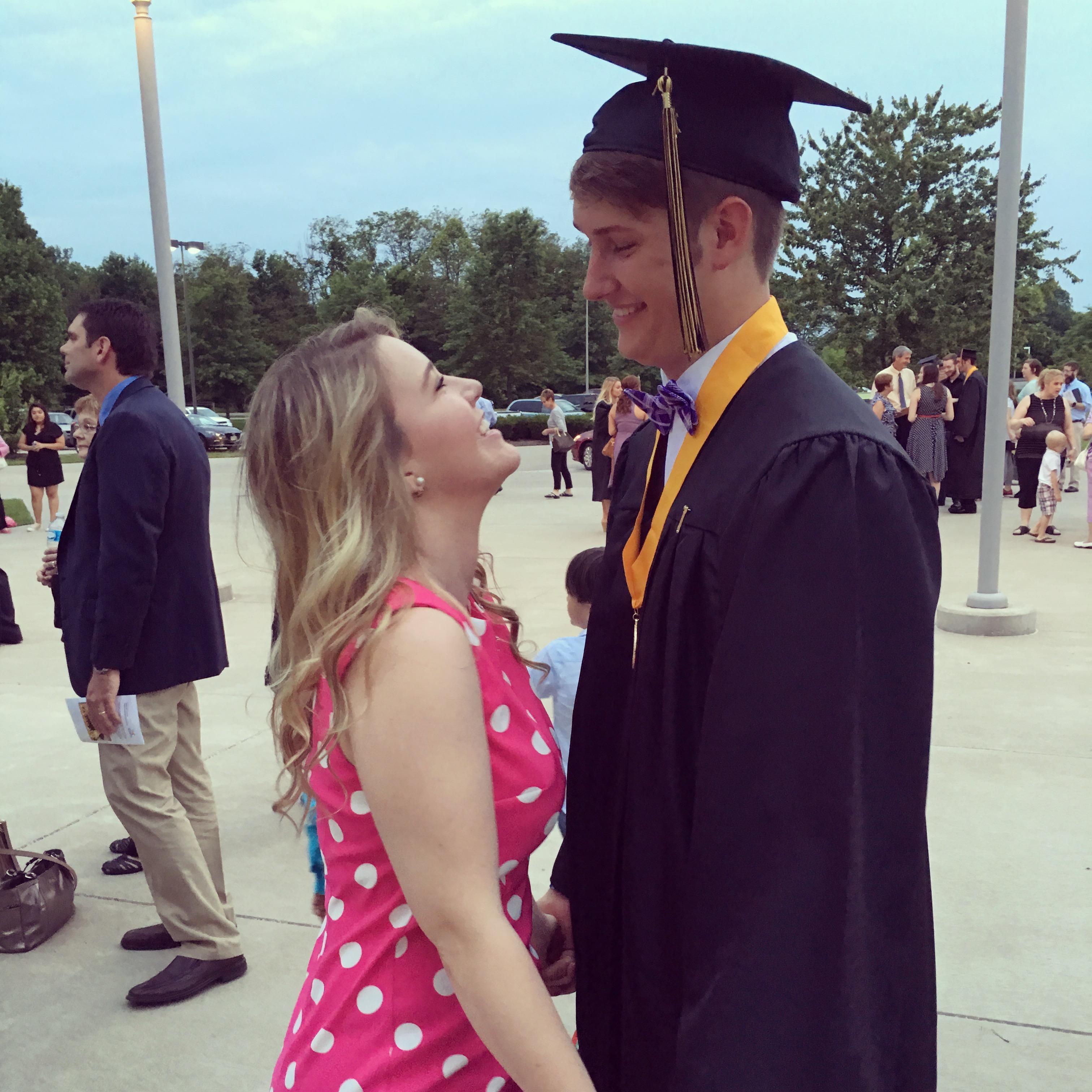 Larry's high school graduation!