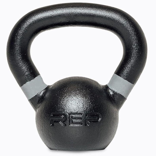 REP Fitness Kettlebell Set and Singles, 4kg to 24kg, 9lb to 53lb Weight Range, Cast Iron, Strength Exercise Training, Home Gym, Power Workout Equipment, Free Weights, Dumbbell Alternative