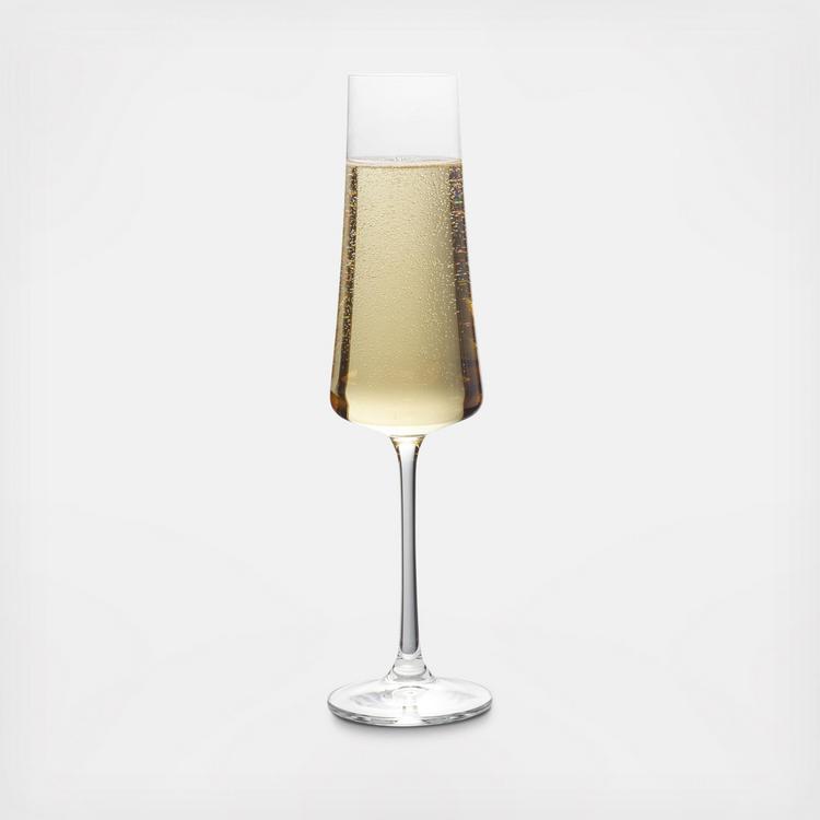 Mikasa Gianna 7 oz. Champagne Flutes, Set of 4
