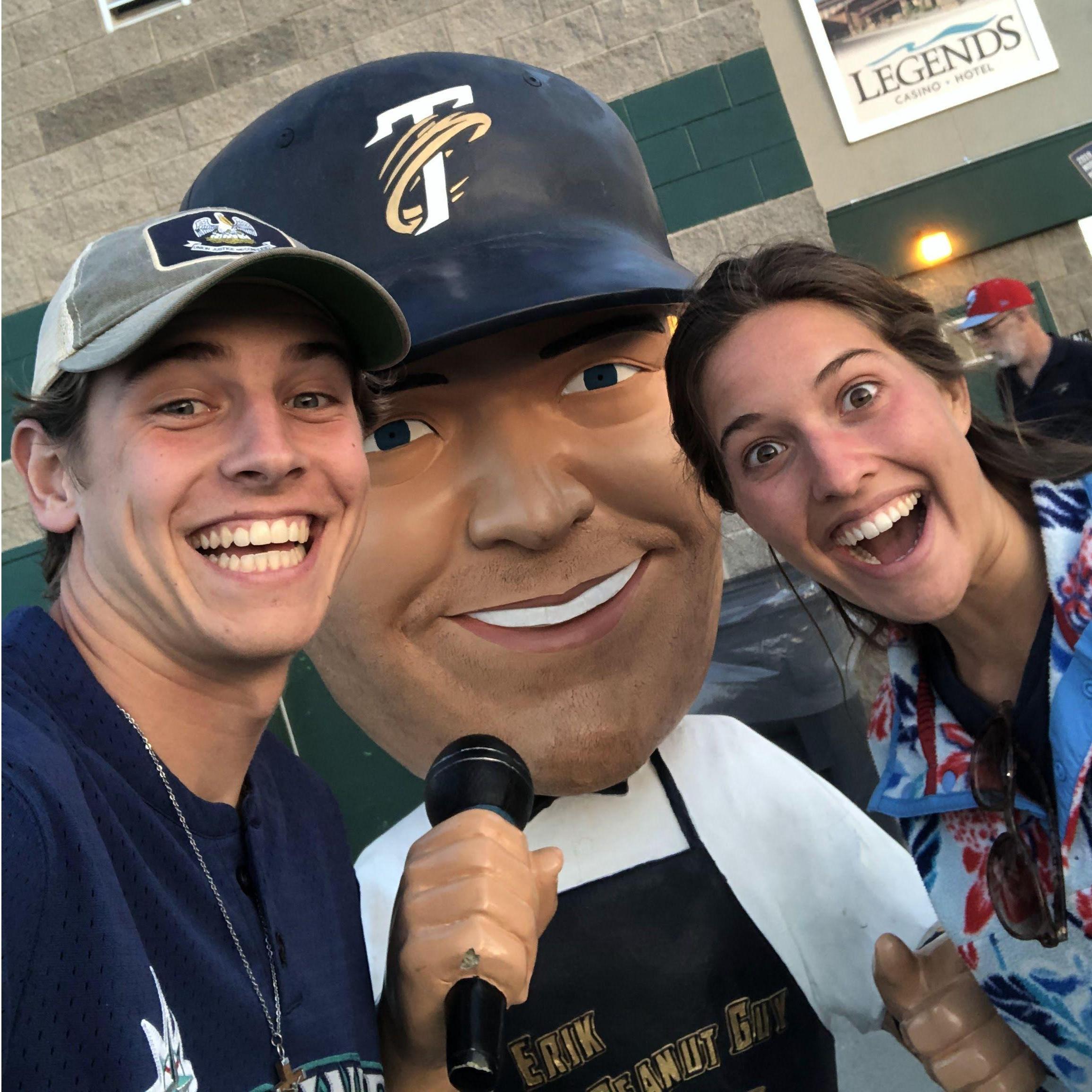 At our first Tri-Cities Dust Devils game!